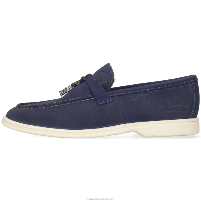 Melvin & Hamilton loaferji modra ženske adley 3 FLJ6L1335