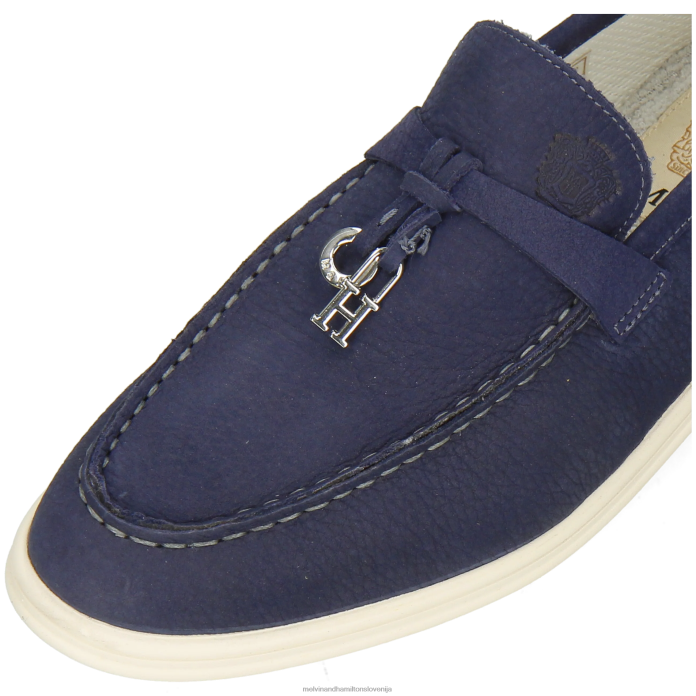 Melvin & Hamilton loaferji modra ženske adley 3 FLJ6L1335