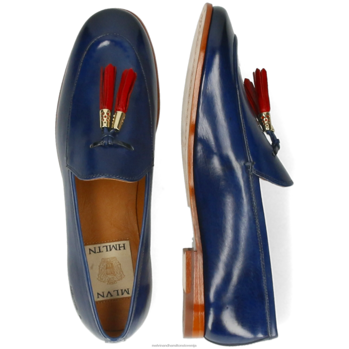 Melvin & Hamilton loaferji modra ženske scarlett 48 FLJ6L1404