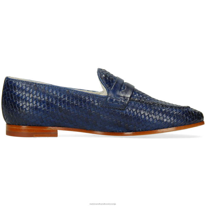 Melvin & Hamilton loaferji modra ženske scarlett 52 FLJ6L1402