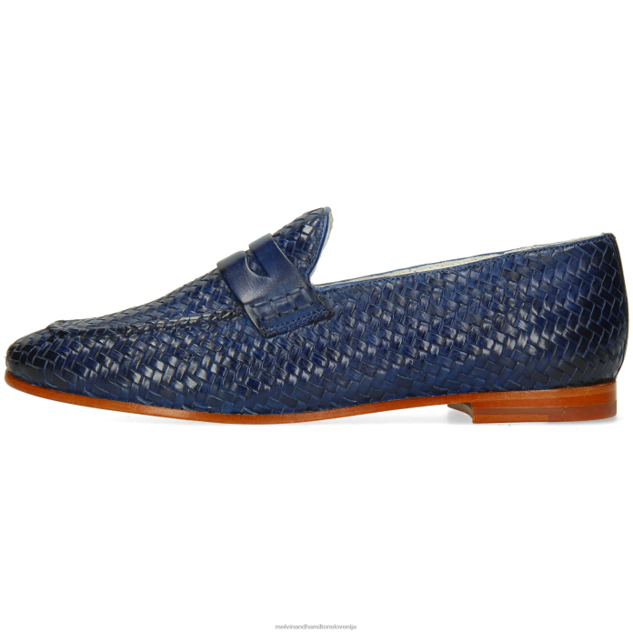Melvin & Hamilton loaferji modra ženske scarlett 52 FLJ6L1402