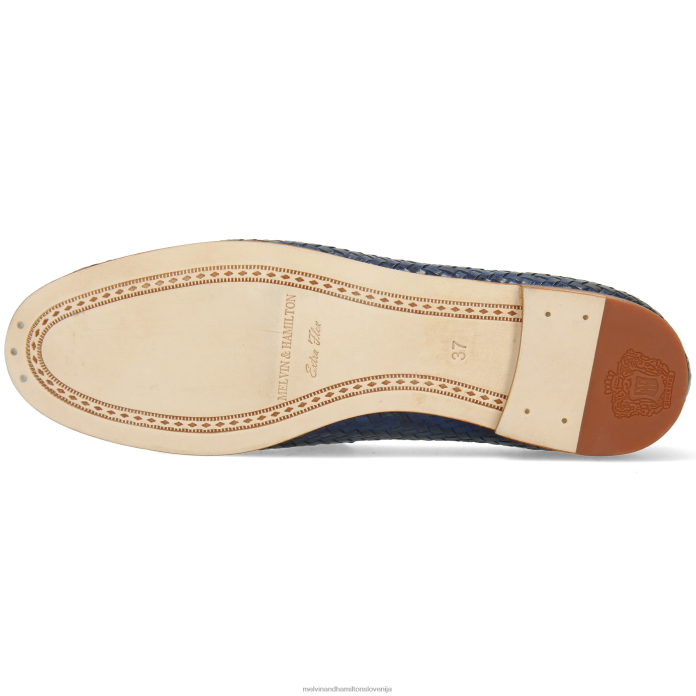Melvin & Hamilton loaferji modra ženske scarlett 52 FLJ6L1402