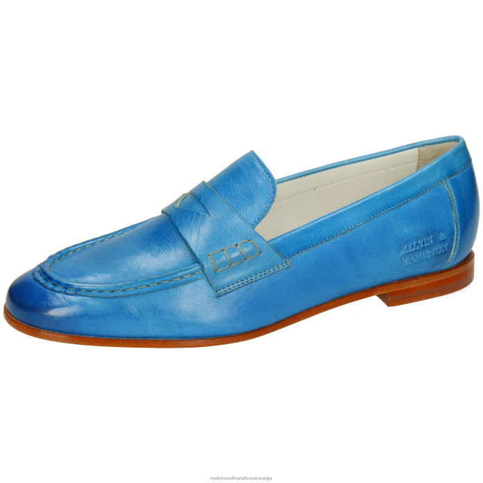 Melvin & Hamilton loaferji modra ženske scarlett 70 FLJ6L1363
