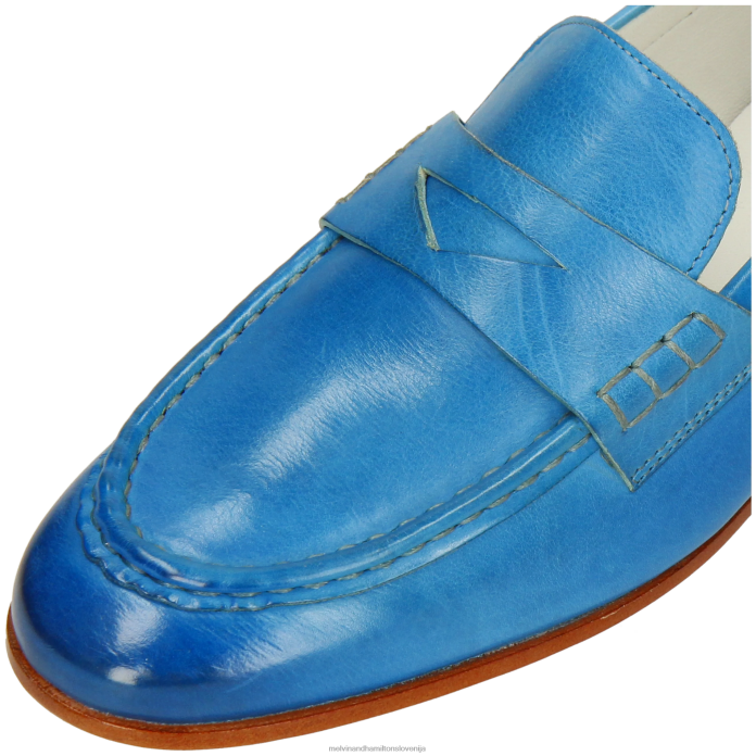 Melvin & Hamilton loaferji modra ženske scarlett 70 FLJ6L1363
