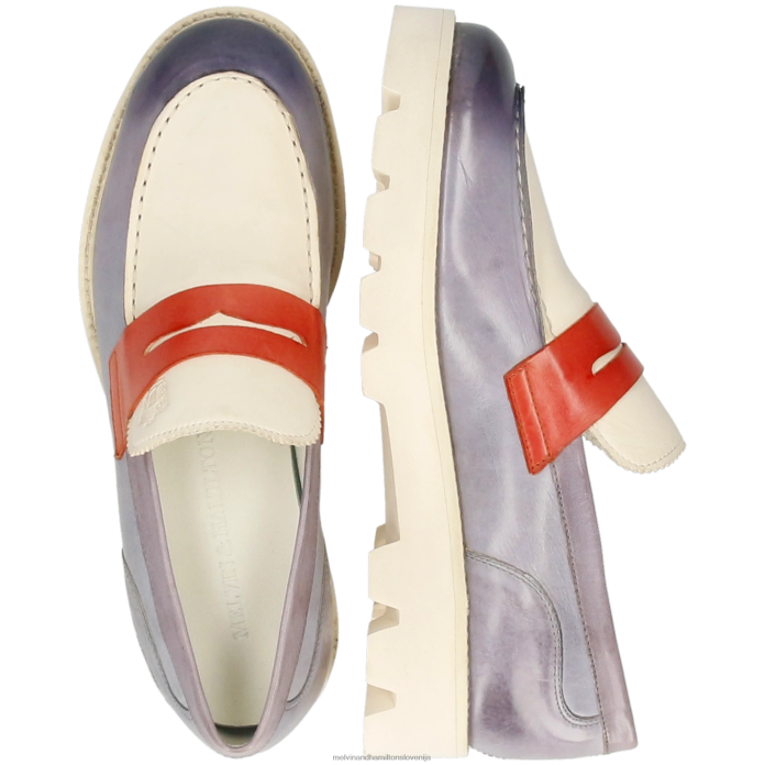 Melvin & Hamilton loaferji multi ženske žad 12 FLJ6L1396