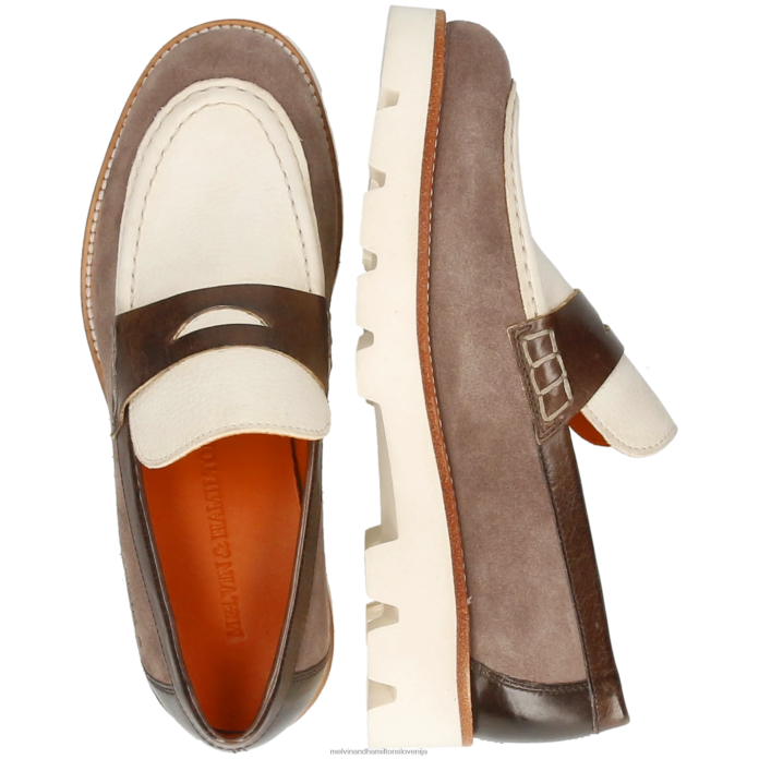 Melvin & Hamilton loaferji multi ženske žad 6 FLJ6L1362