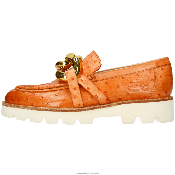 Melvin & Hamilton loaferji oranžna ženske žad 32 FLJ6L1403