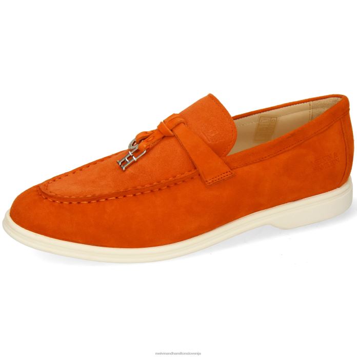 Melvin & Hamilton loaferji oranžna ženske adley 3 FLJ6L1303