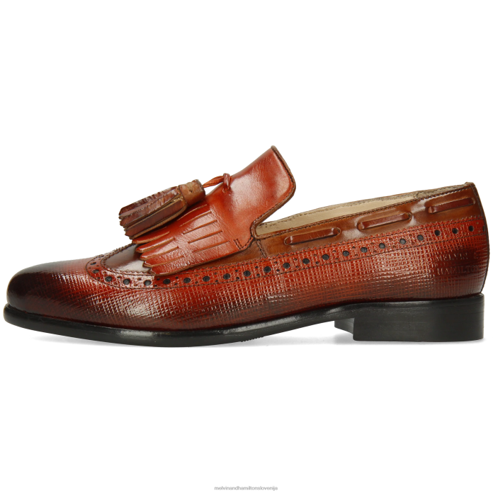 Melvin & Hamilton loaferji oranžna ženske selina 3 FLJ6L1397