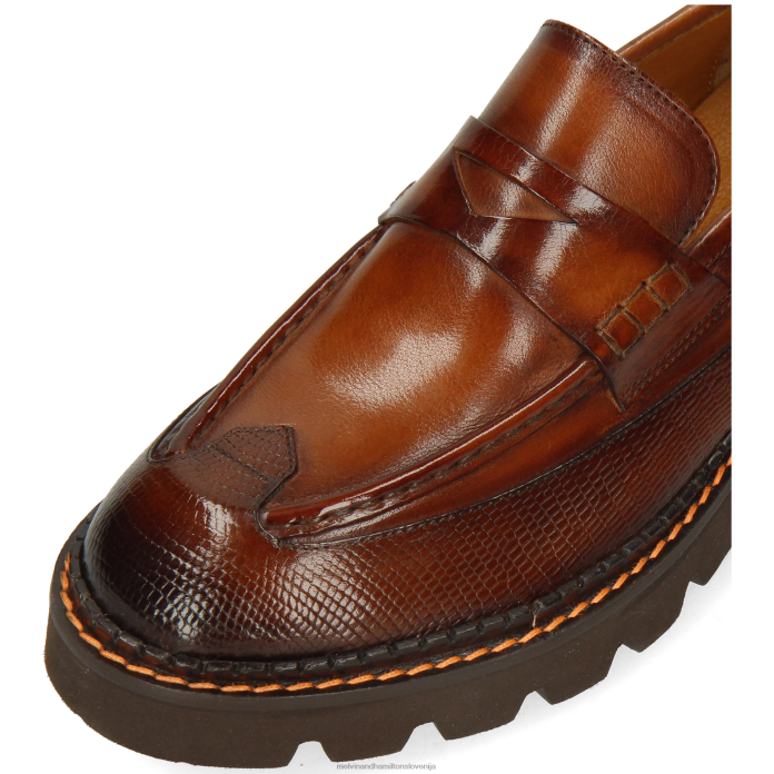 Melvin & Hamilton loaferji rjav ženske žad 43 FLJ6L1415