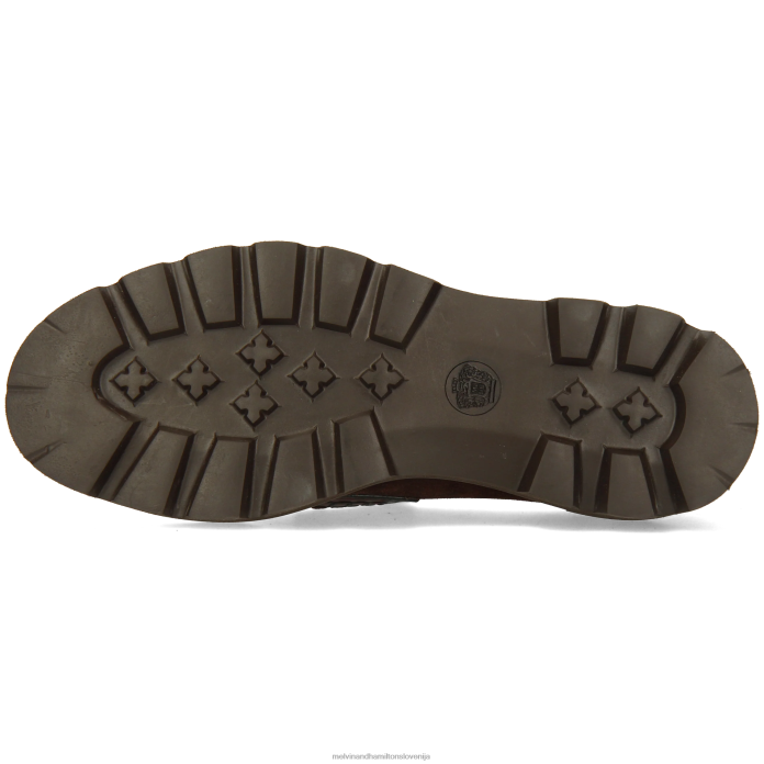 Melvin & Hamilton loaferji rjav ženske žad 58 FLJ6L1347