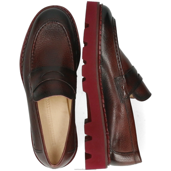 Melvin & Hamilton loaferji rjav ženske žad 6 FLJ6L1408