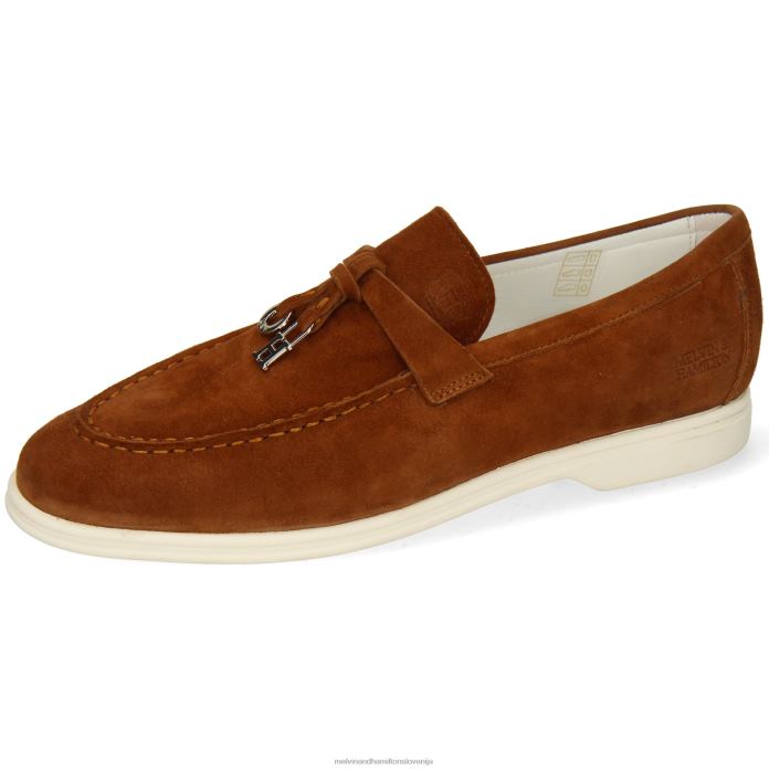 Melvin & Hamilton loaferji rjav ženske adley 3 FLJ6L1305