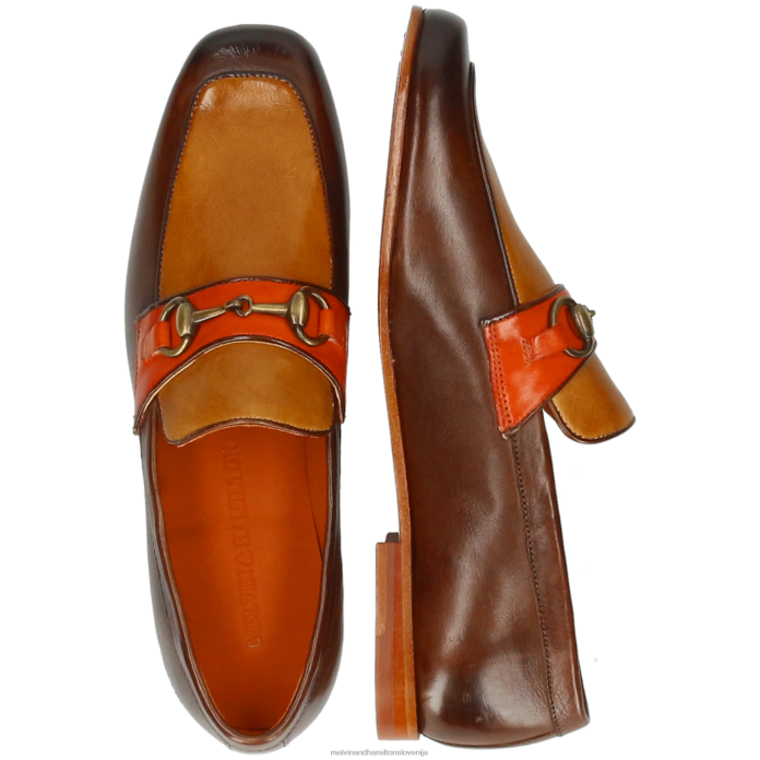 Melvin & Hamilton loaferji rjav ženske bridgette 2 FLJ6L1328