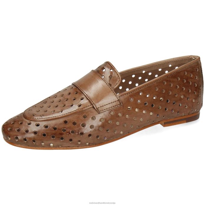 Melvin & Hamilton loaferji rjav ženske mandy 6 FLJ6L1419
