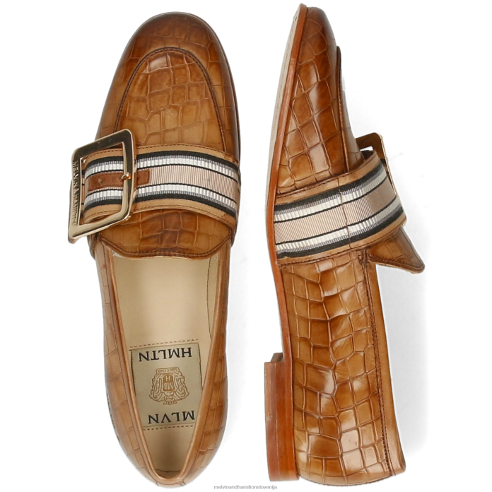 Melvin & Hamilton loaferji rjav ženske scarlett 21 FLJ6L1324