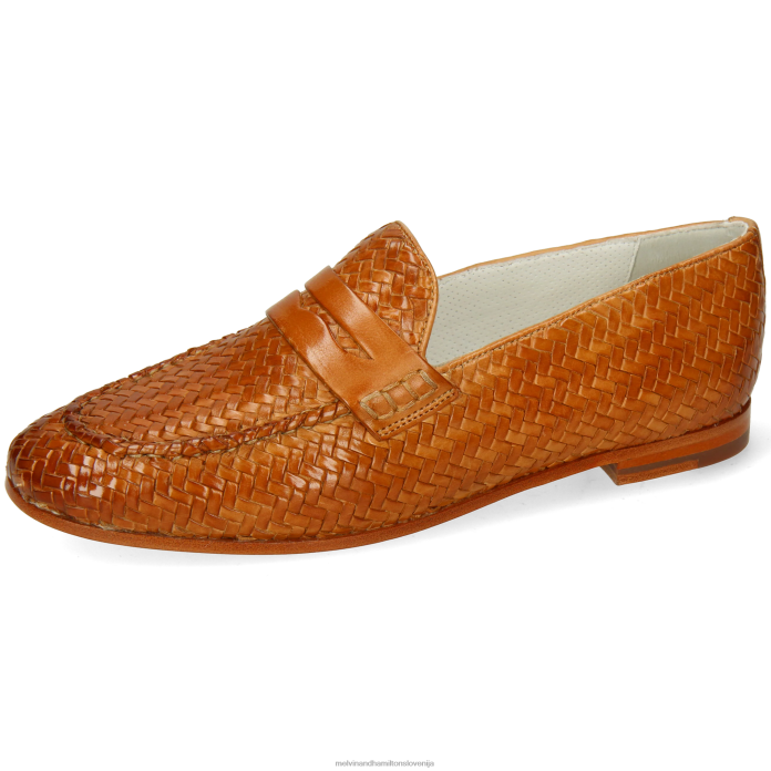 Melvin & Hamilton loaferji rjav ženske scarlett 52 FLJ6L1378