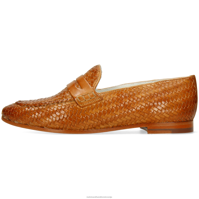 Melvin & Hamilton loaferji rjav ženske scarlett 52 FLJ6L1378