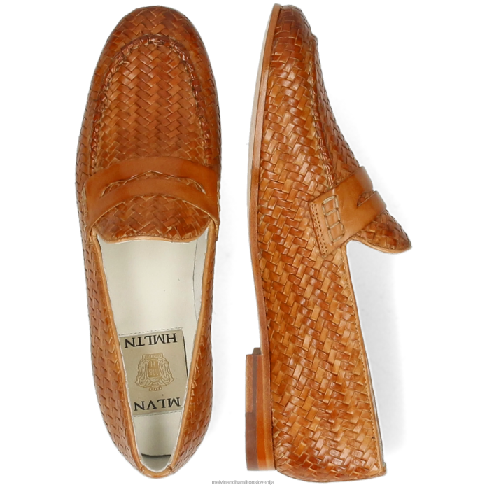 Melvin & Hamilton loaferji rjav ženske scarlett 52 FLJ6L1378