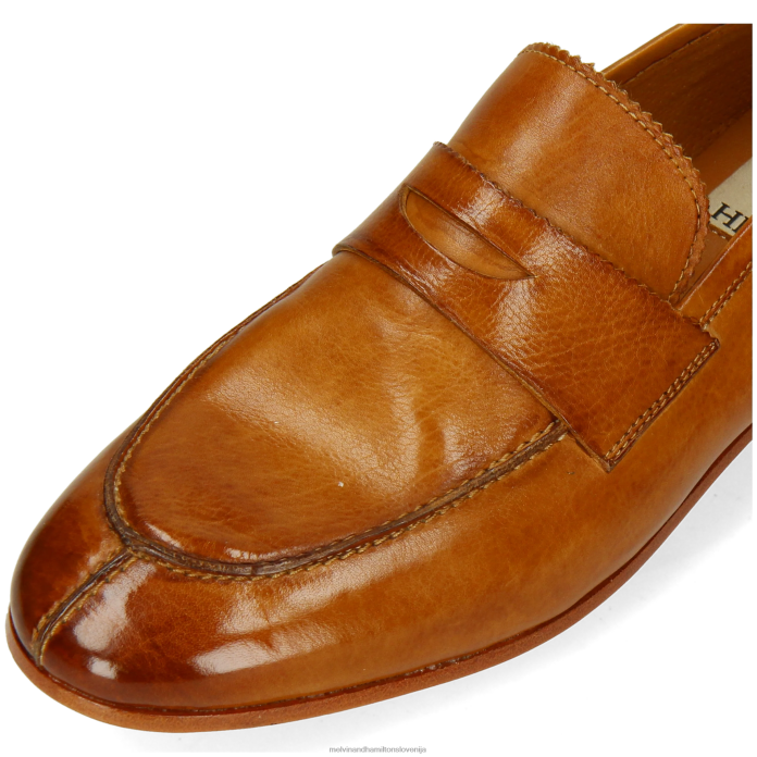 Melvin & Hamilton loaferji rjav ženske scarlett 63 FLJ6L1342