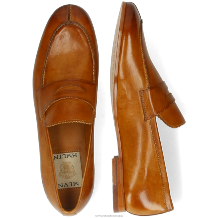Melvin & Hamilton loaferji rjav ženske scarlett 63 FLJ6L1342