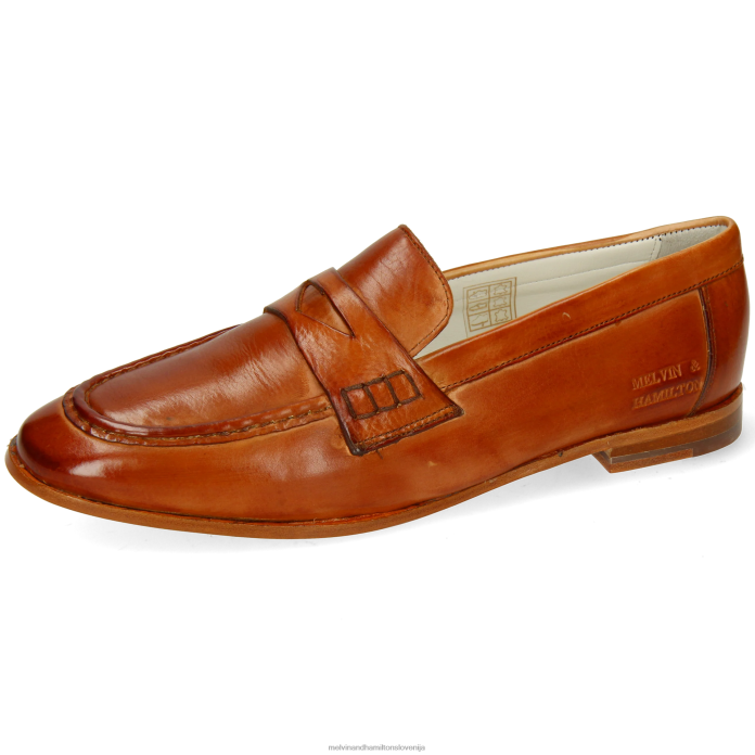 Melvin & Hamilton loaferji rjav ženske scarlett 70 FLJ6L1329