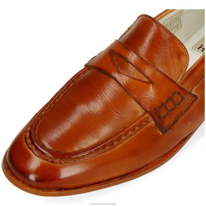 Melvin & Hamilton loaferji rjav ženske scarlett 70 FLJ6L1329