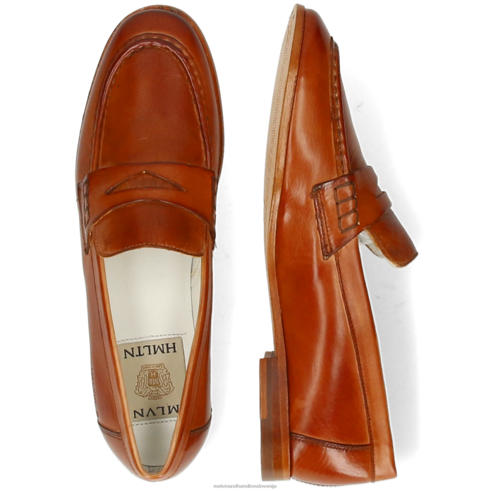 Melvin & Hamilton loaferji rjav ženske scarlett 70 FLJ6L1329
