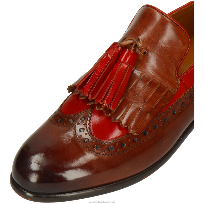 Melvin & Hamilton loaferji rjav ženske selina 3 FLJ6L1316