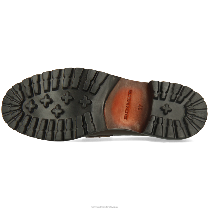 Melvin & Hamilton loaferji rjav ženske vladar 6 FLJ6L1384