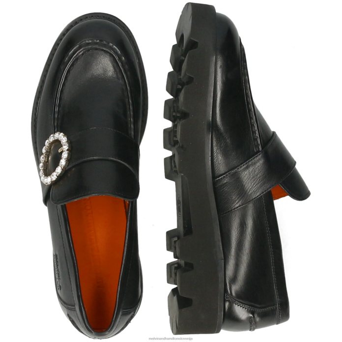 Melvin & Hamilton loaferji Črna ženske žad 53 FLJ6L1346