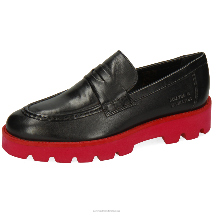 Melvin & Hamilton loaferji Črna ženske žad 6 FLJ6L1383