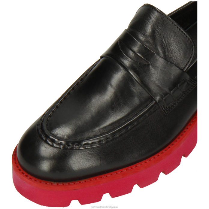Melvin & Hamilton loaferji Črna ženske žad 6 FLJ6L1383