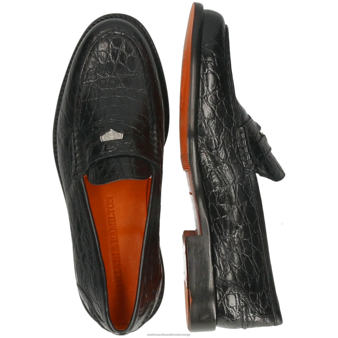 Melvin & Hamilton loaferji Črna ženske gianna 3 FLJ6L1314