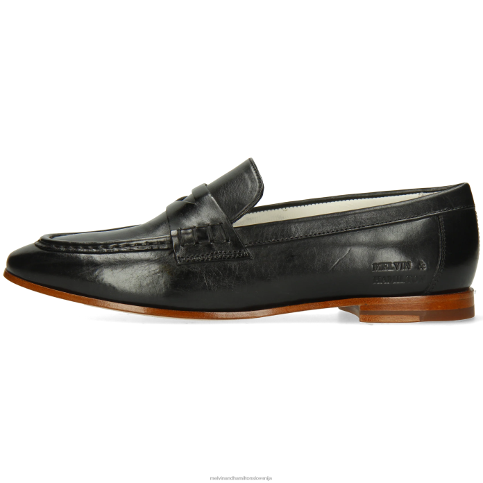 Melvin & Hamilton loaferji Črna ženske scarlett 70 FLJ6L1330