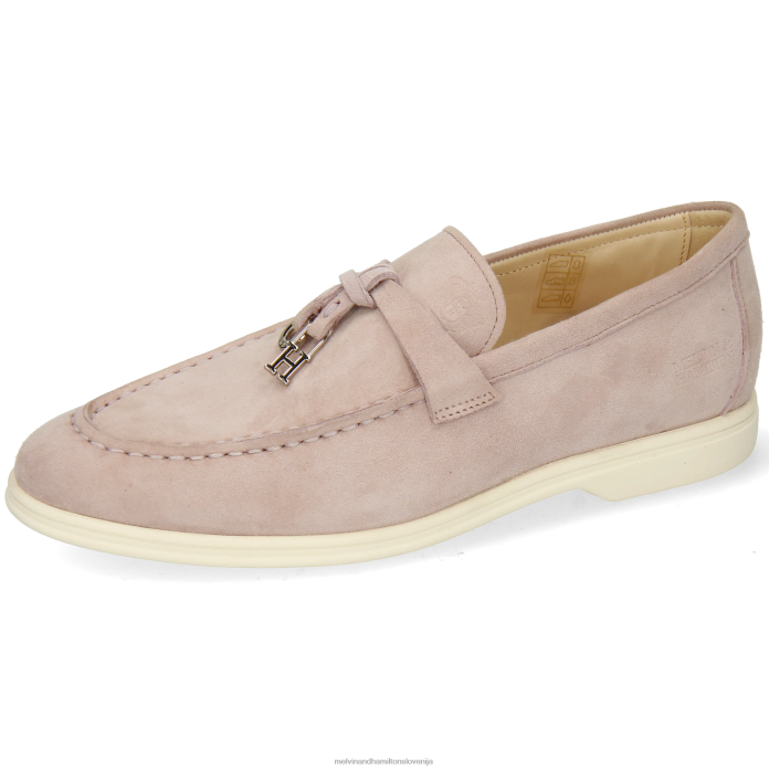 Melvin & Hamilton loaferji roza ženske adley 3 FLJ6L1376