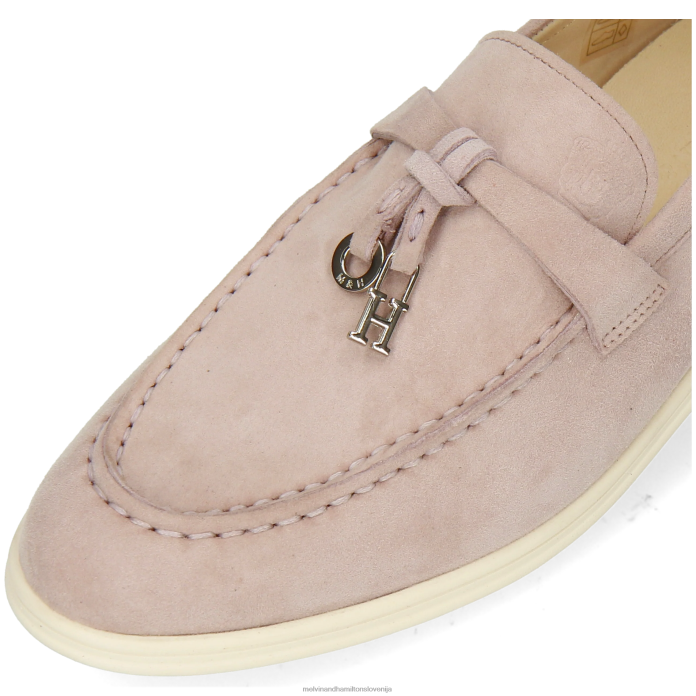 Melvin & Hamilton loaferji roza ženske adley 3 FLJ6L1376