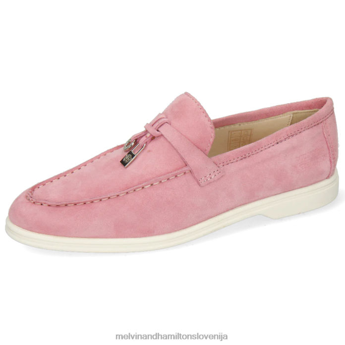 Melvin & Hamilton loaferji roza ženske adley 3 FLJ6L1463