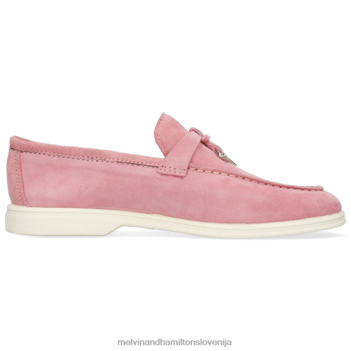 Melvin & Hamilton loaferji roza ženske adley 3 FLJ6L1463