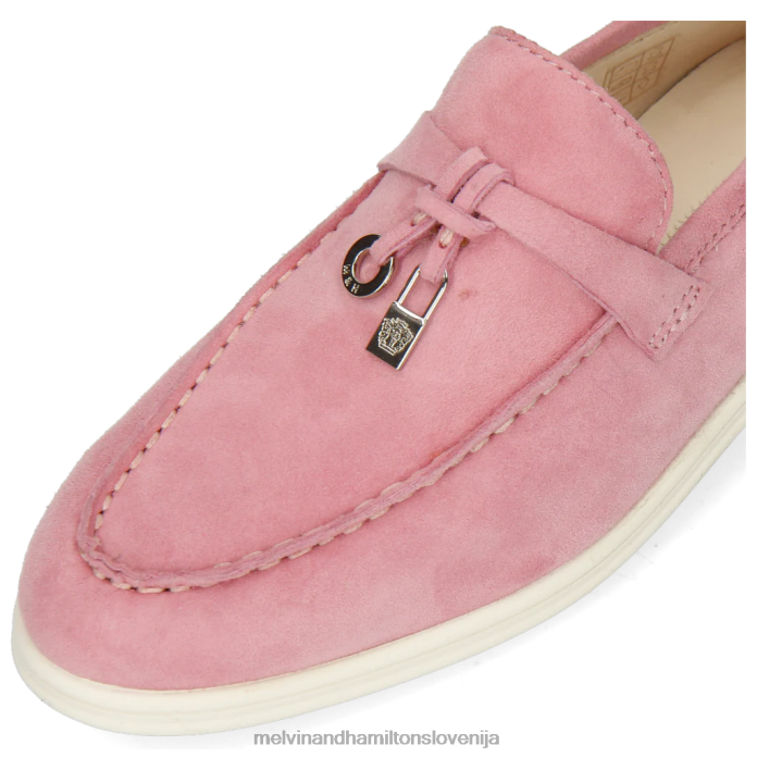 Melvin & Hamilton loaferji roza ženske adley 3 FLJ6L1463