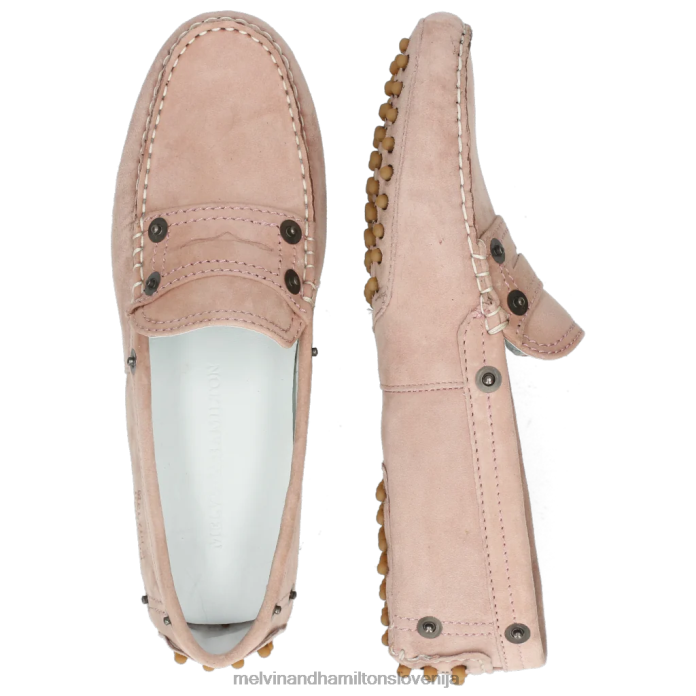 Melvin & Hamilton loaferji roza ženske caroline 1 FLJ6L1451
