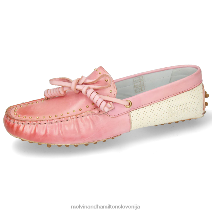Melvin & Hamilton loaferji roza ženske caroline 8 FLJ6L1438