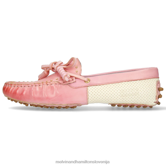 Melvin & Hamilton loaferji roza ženske caroline 8 FLJ6L1438