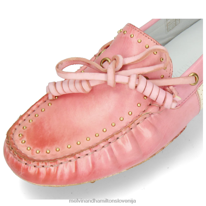 Melvin & Hamilton loaferji roza ženske caroline 8 FLJ6L1438