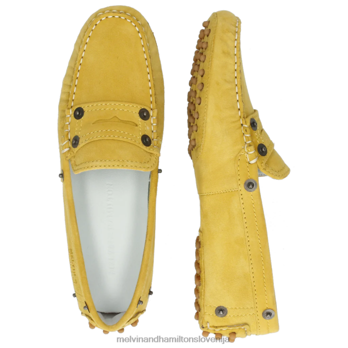 Melvin & Hamilton loaferji rumena ženske caroline 1 FLJ6L1453