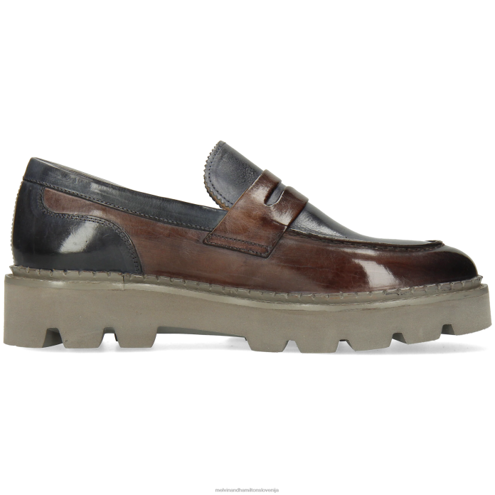 Melvin & Hamilton loaferji siva ženske žad 12 FLJ6L1409