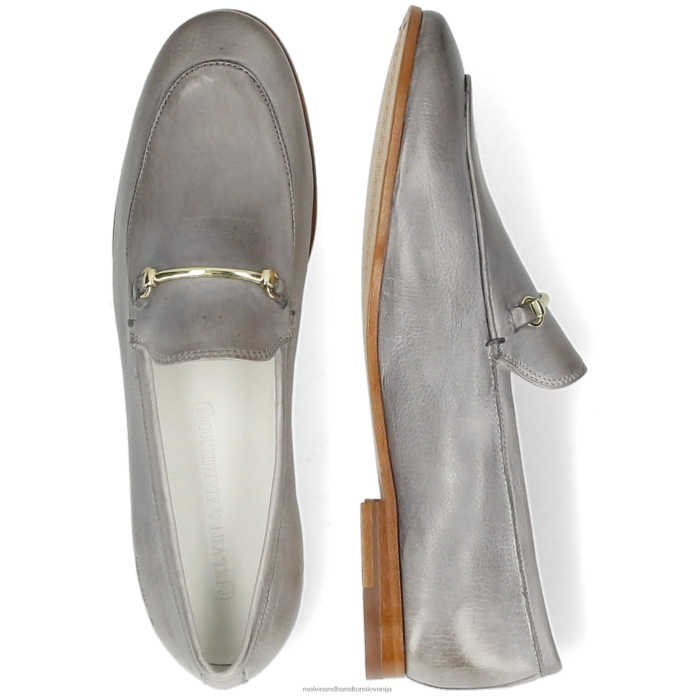 Melvin & Hamilton loaferji siva ženske scarlett 22 FLJ6L1416