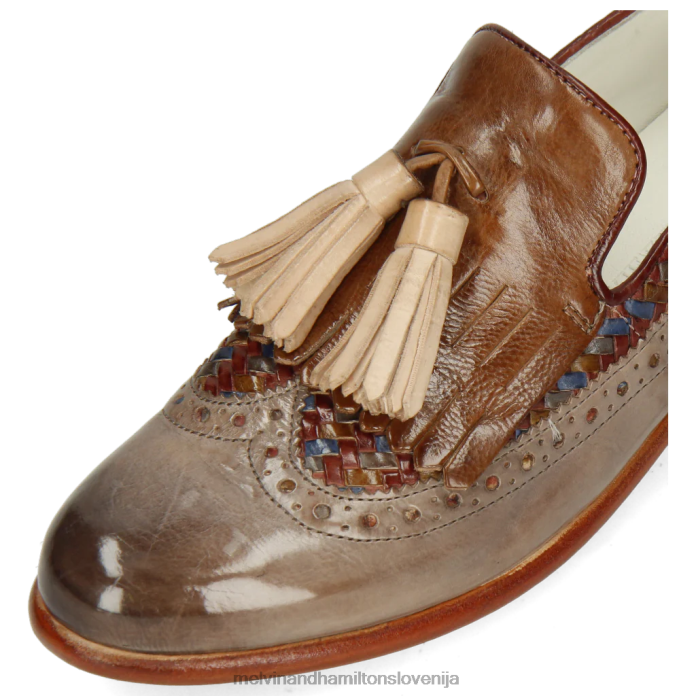 Melvin & Hamilton loaferji siva ženske selina 3 FLJ6L1475