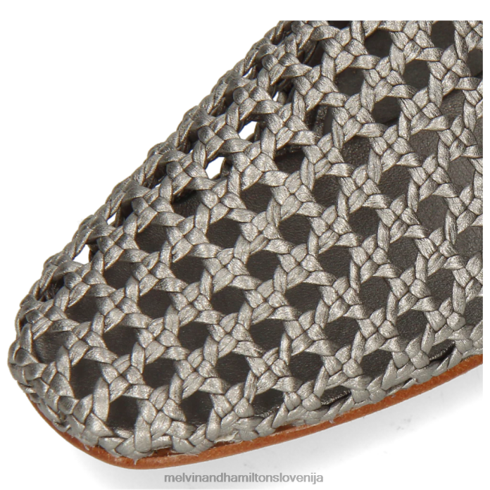 Melvin & Hamilton loaferji srebro ženske melly 7 FLJ6L1469