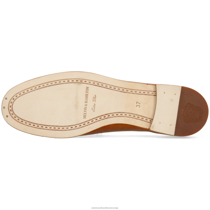 Melvin & Hamilton loaferji svetlo rjava ženske scarlett 22 FLJ6L1398
